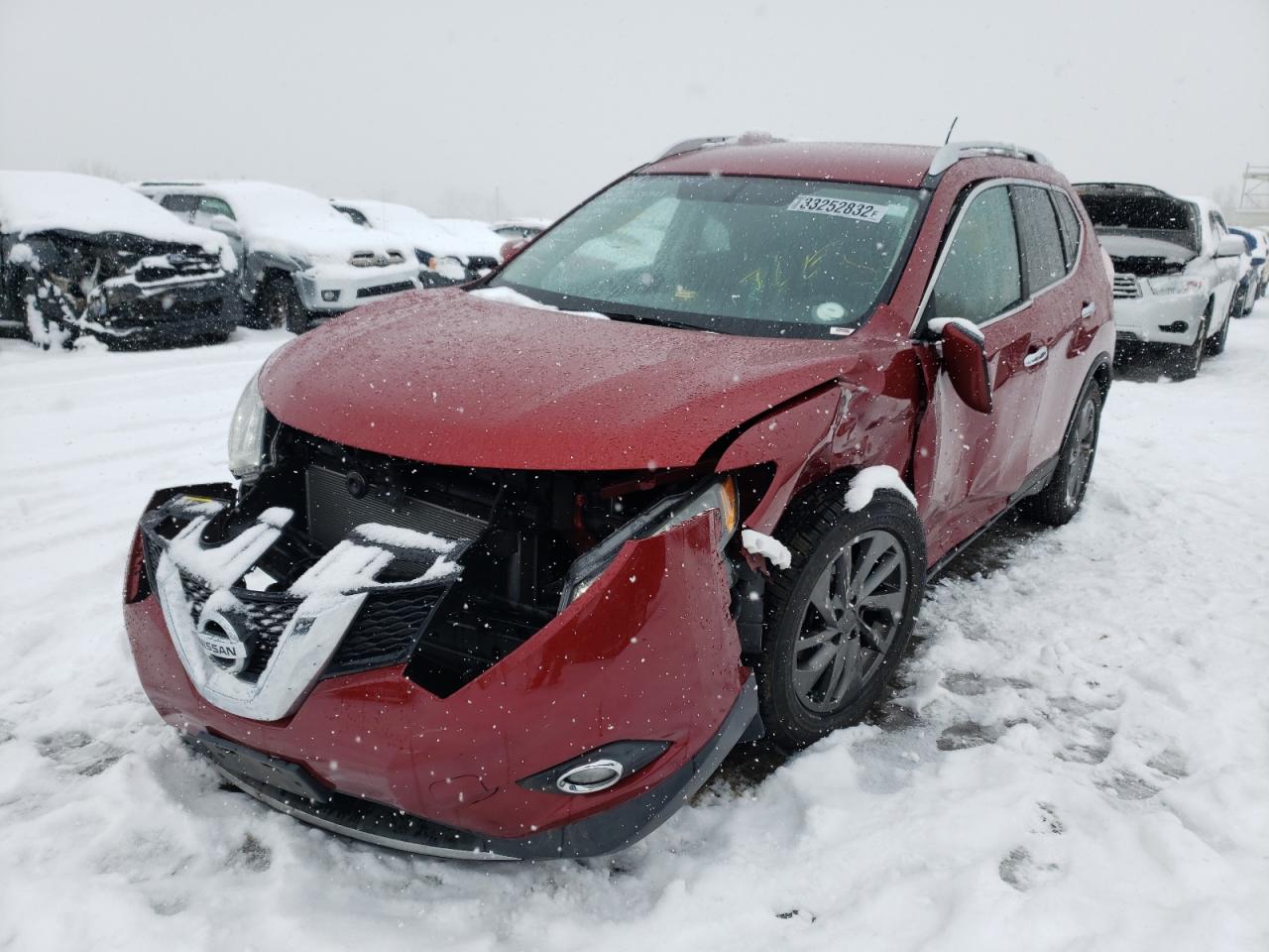 Photo 2 from auction – 2016 NISSAN ROGUE S with VIN KNMAT2MV7GP718580