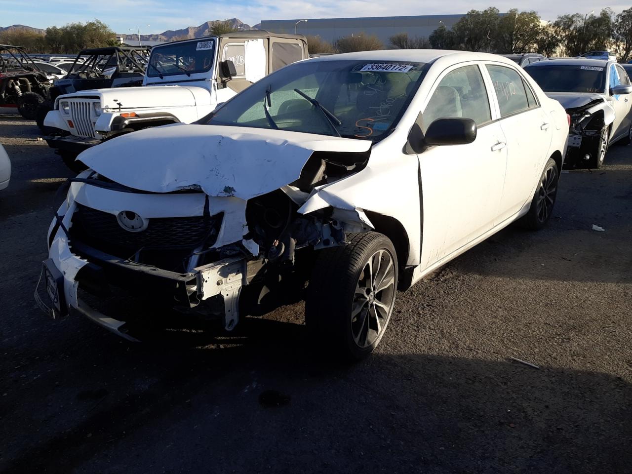 Photo 2 from auction – 2010 TOYOTA COROLLA BA with VIN 1NXBU4EE7AZ266291