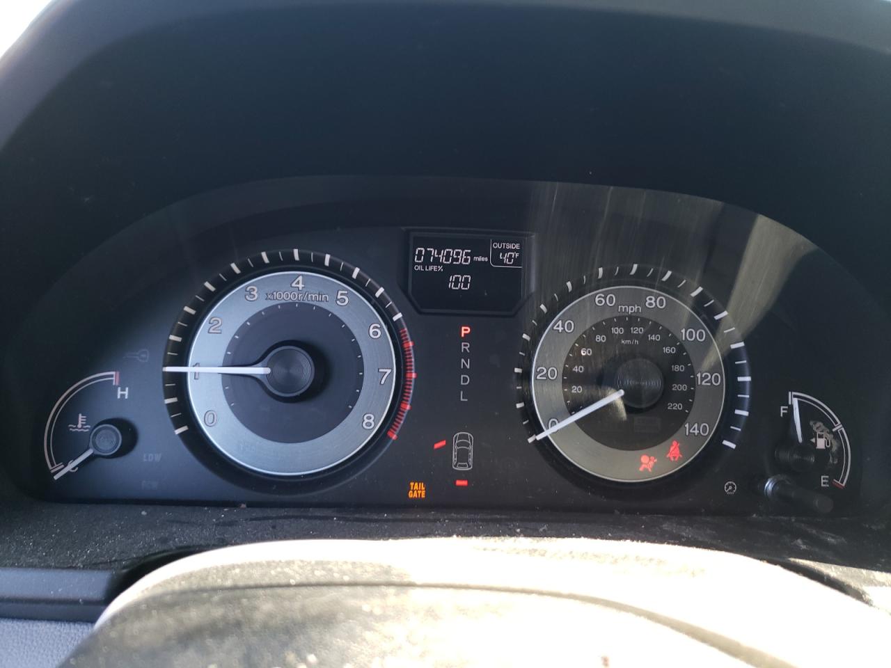 Photo 8 from auction – 2015 HONDA ODYSSEY EX with VIN 5FNRL5H66FB005945