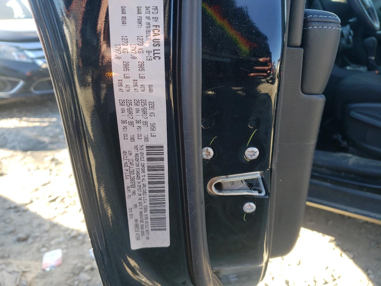 Photo 10 from auction – 2020 JEEP CHEROKEE L with VIN 1C4PJLCB3LD503769