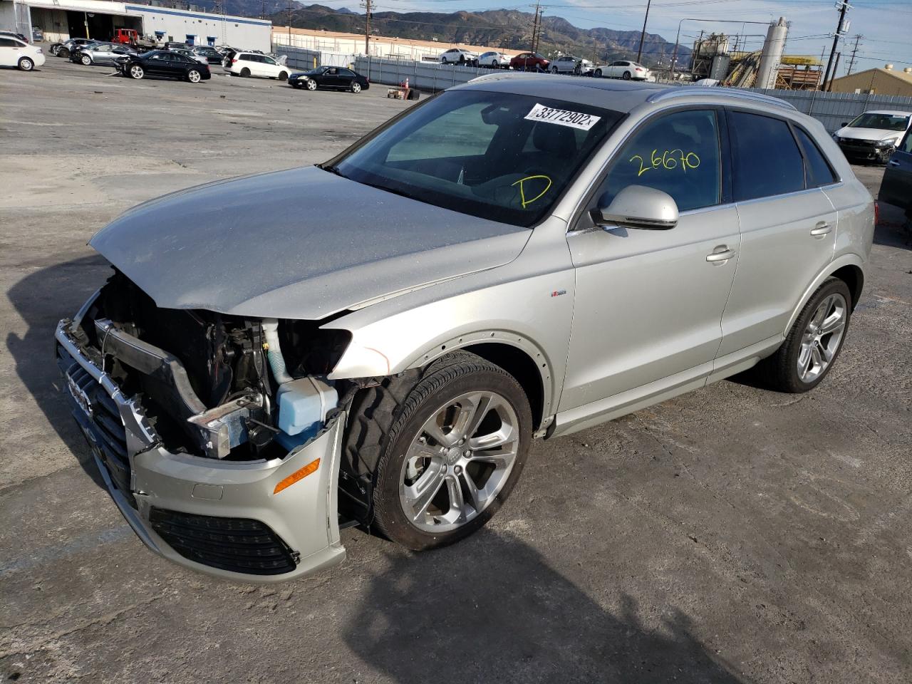 Photo 2 from auction – 2018 AUDI Q3 PREMIUM with VIN WA1JCCFS1JR013417