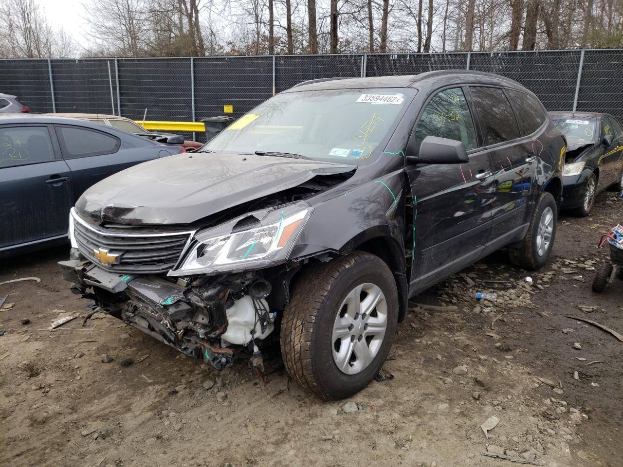 Photo 2 from auction – 2017 CHEVROLET TRAVERSE L with VIN 1GNKRFED9HJ330486
