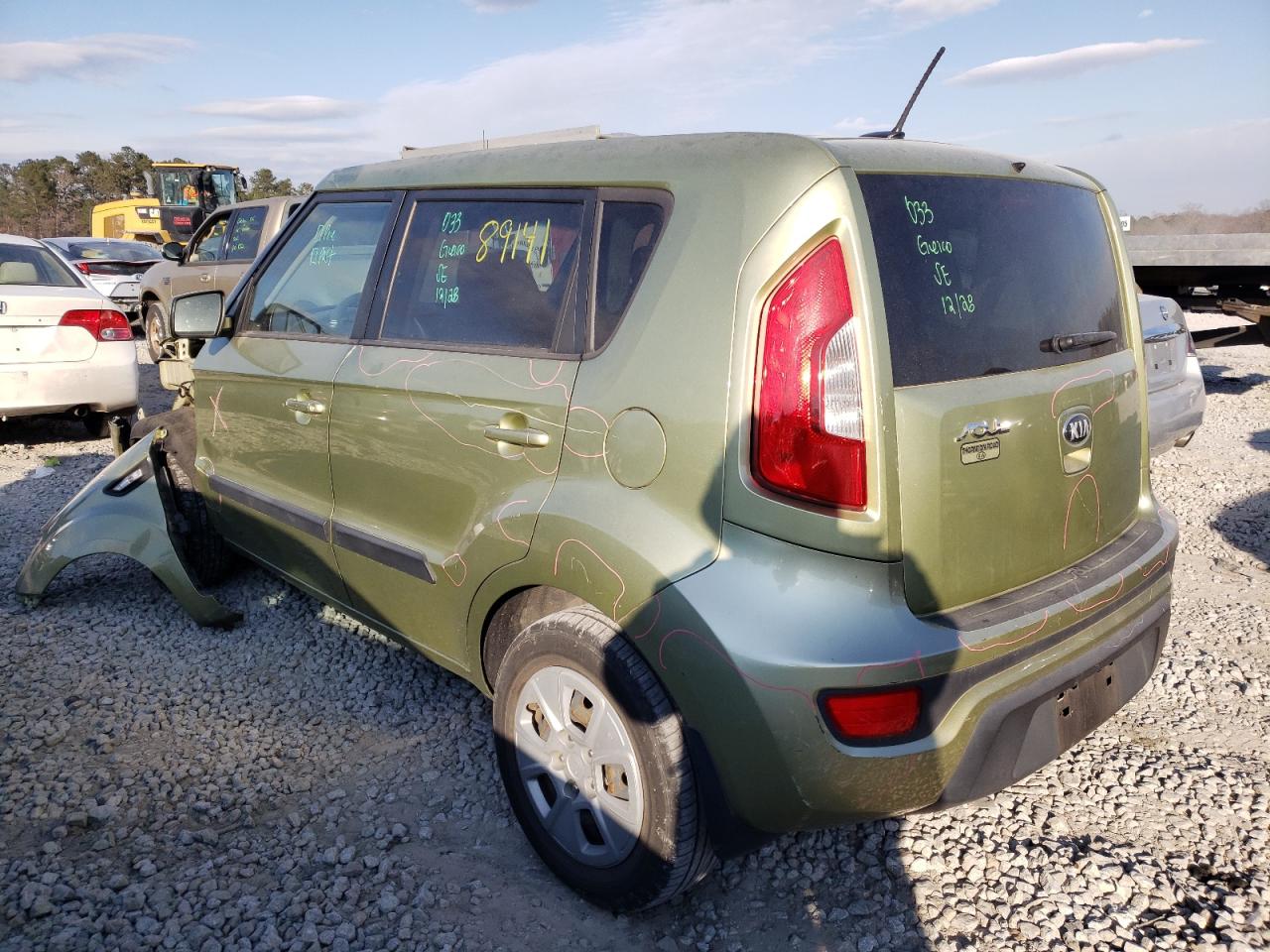 Photo 3 from auction – 2013 KIA SOUL with VIN KNDJT2A58D7585537