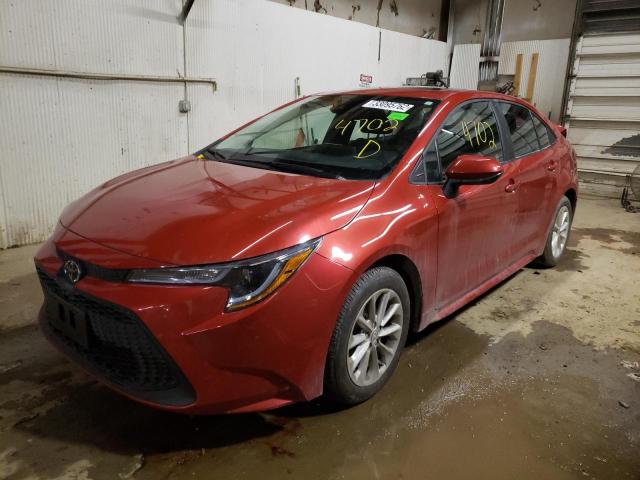 Photo 2 from auction – 2021 TOYOTA COROLLA LE with VIN 5YFHPMAE2MP269533