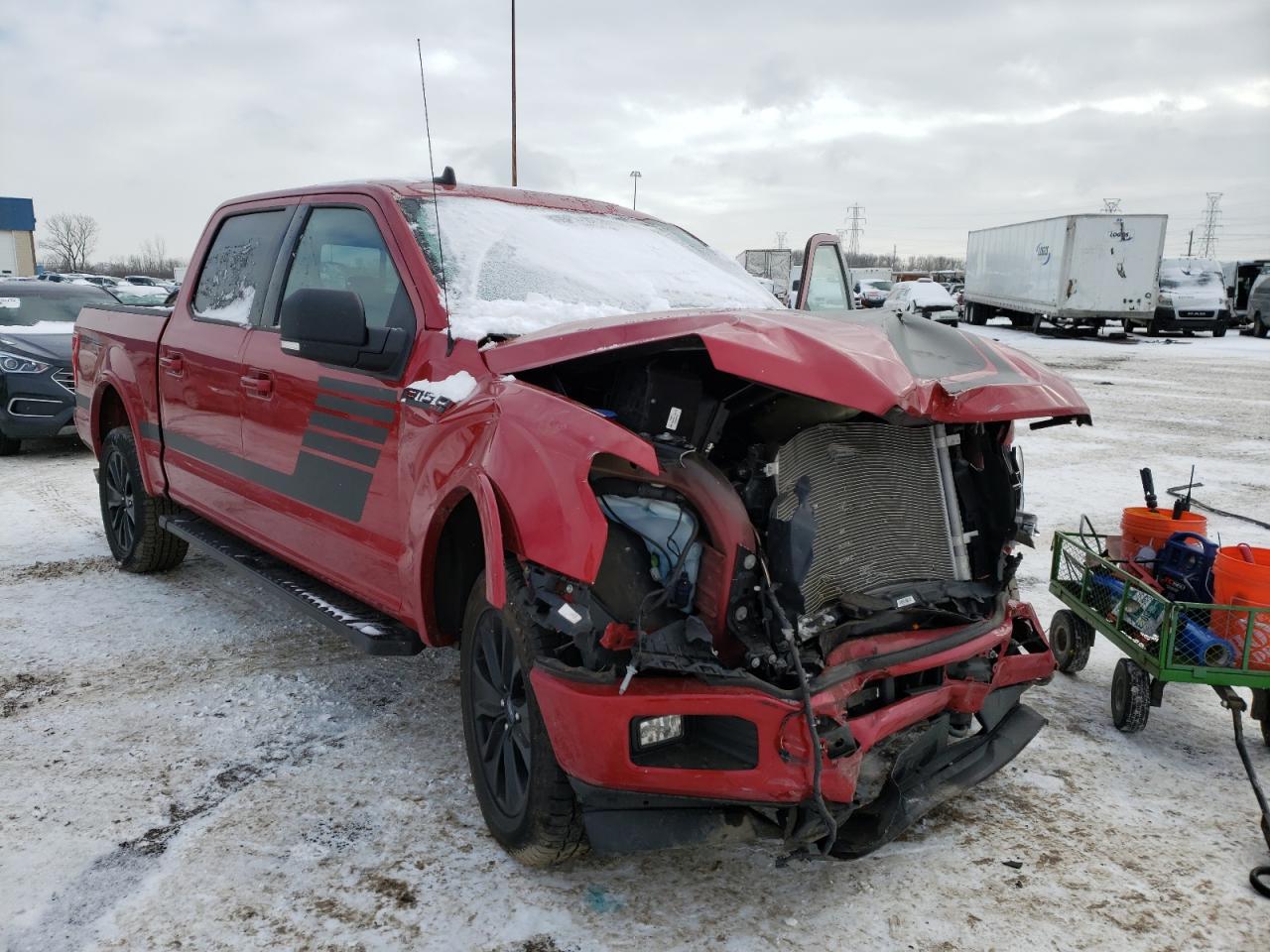 FORD F150 SUPER 2020 with VIN 1FTEW1E46LFB14396 - Photo from auction