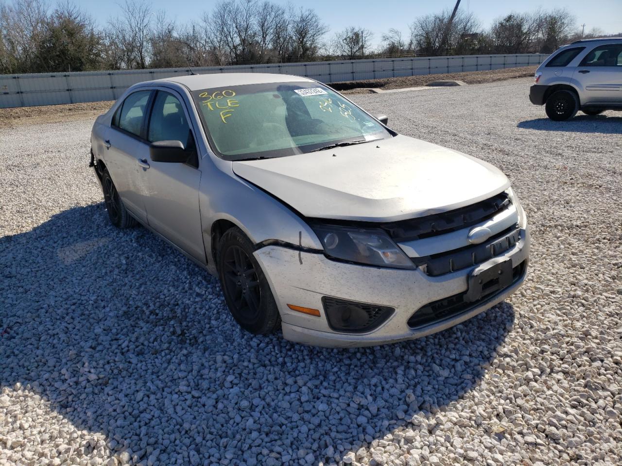 FORD FUSION S 2010 with VIN 3FAHP0GA2AR236525 - Photo from auction