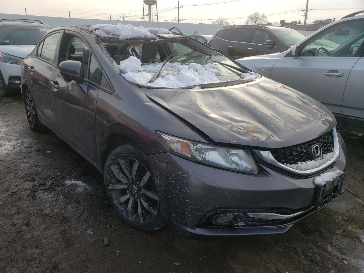 HONDA CIVIC EXL 2015 with VIN 2HGFB2F9XFH504969 - Photo from auction