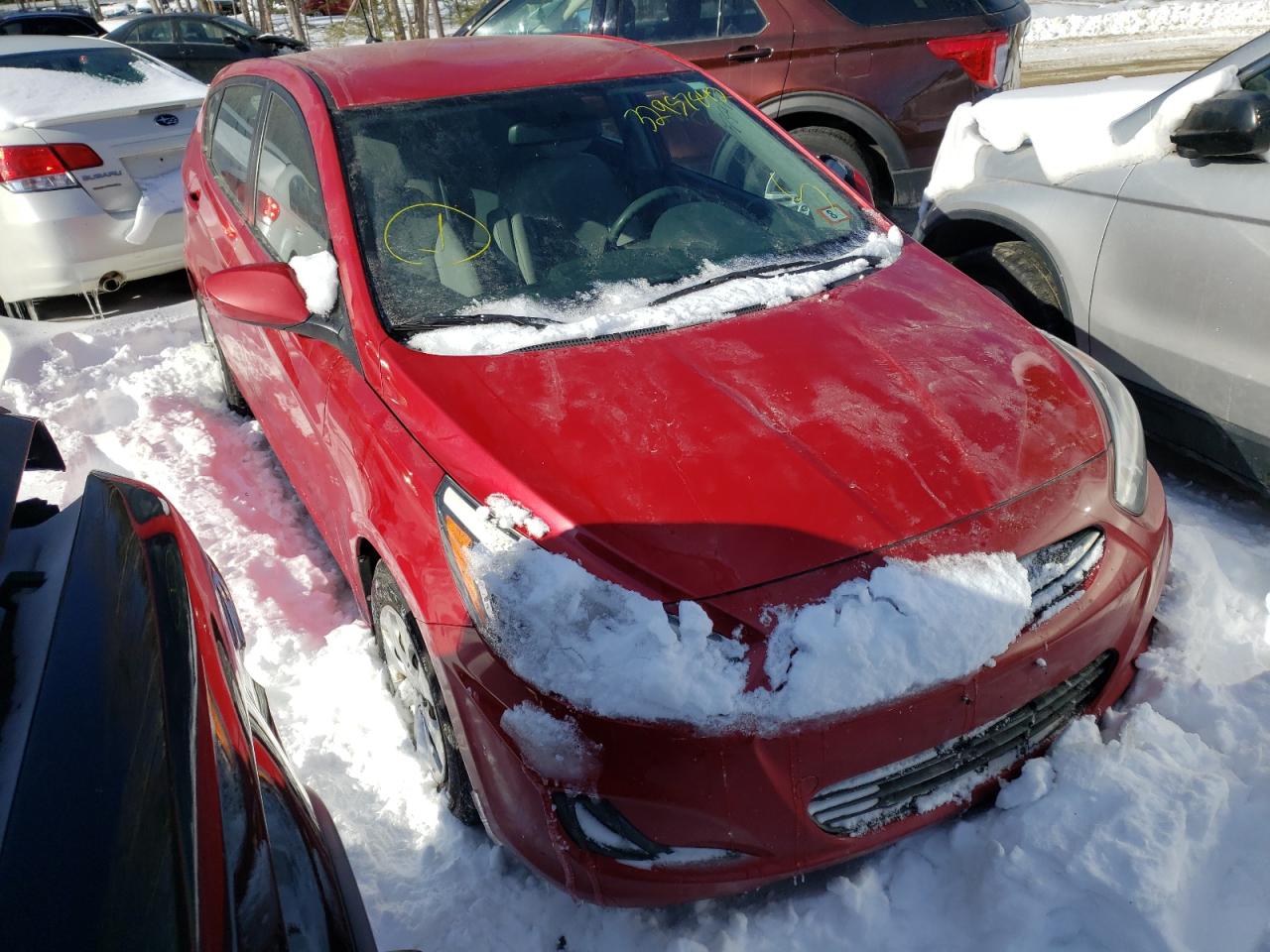 HYUNDAI ACCENT SE 2016 with VIN KMHCT5AEXGU257919 - Photo from auction