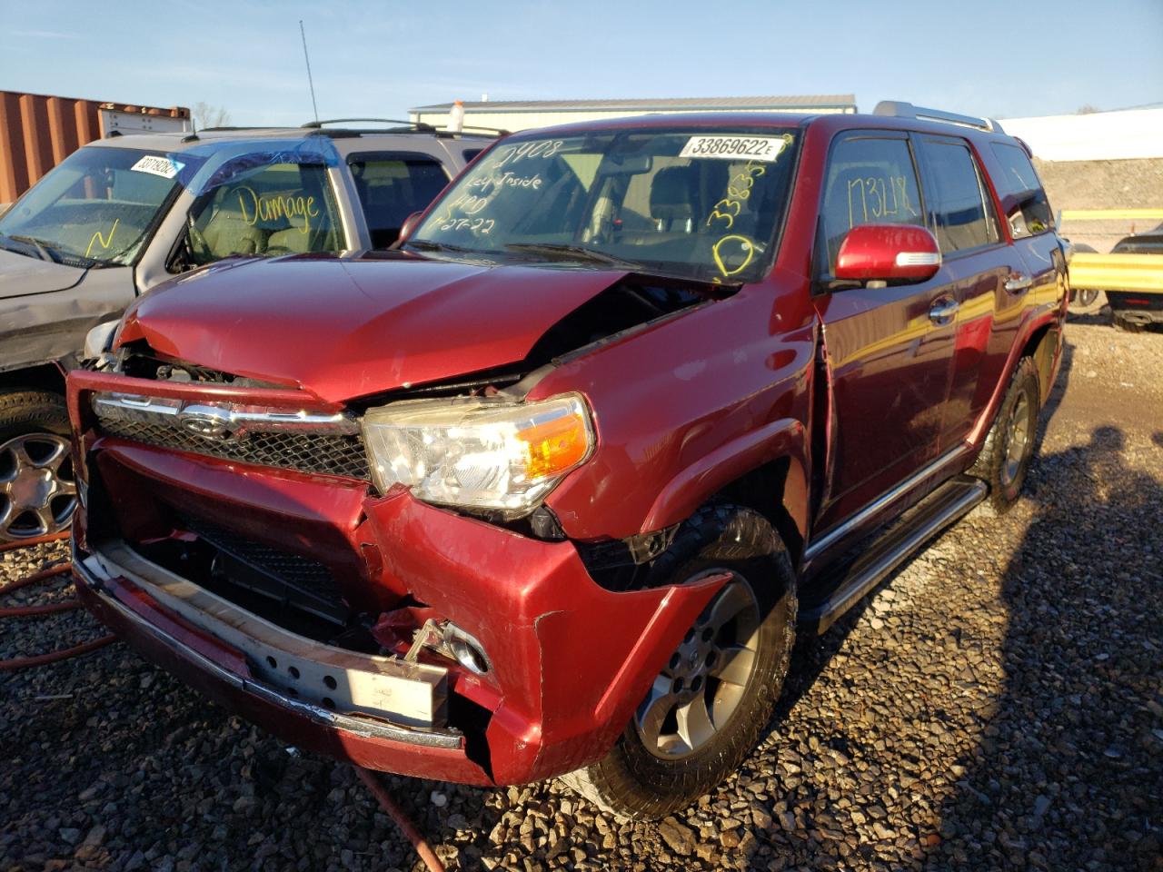 Photo 2 from auction – 2013 TOYOTA 4RUNNER SR with VIN JTEZU5JR7D5051022