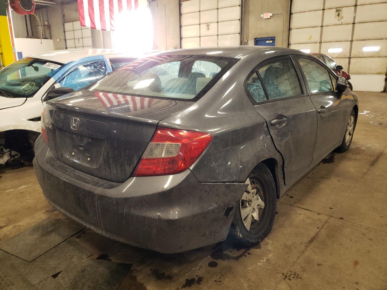 Photo 4 from auction – 2012 HONDA CIVIC with VIN 19XFB2F52CE098415