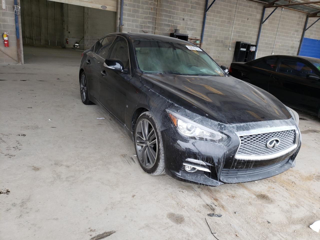 INFINITI Q50 BASE 2015 with VIN JN1BV7AP3FM331383 - Photo from auction