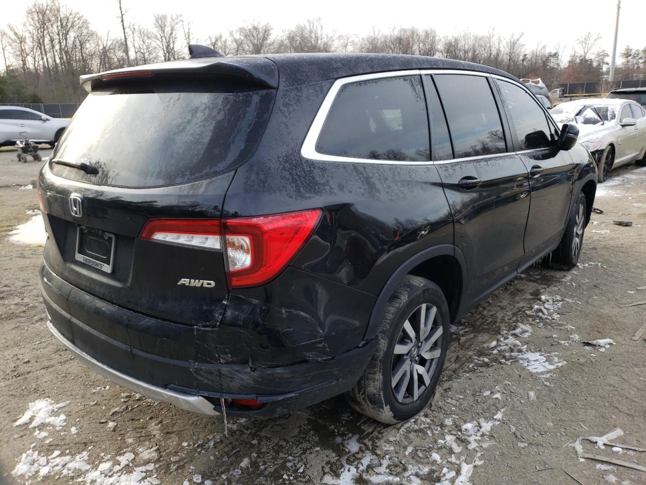 Photo 4 from auction – 2021 HONDA PILOT EXL with VIN 5FNYF6H57MB041642