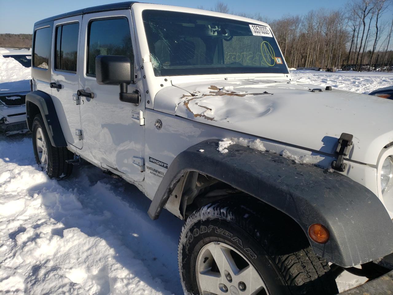 Photo 9 from auction – 2016 JEEP WRANGLER U with VIN 1C4BJWDG4GL144921