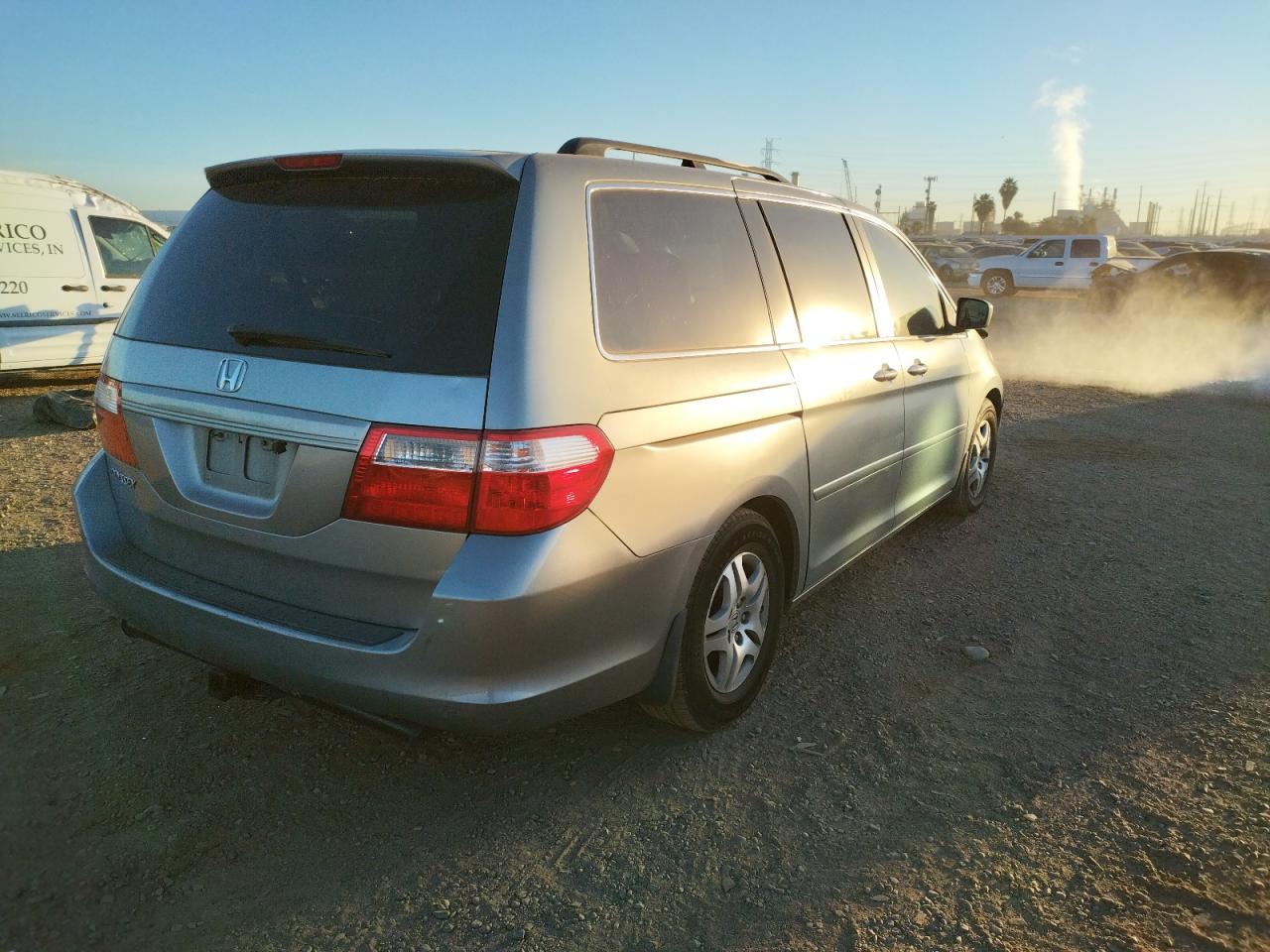 Photo 4 from auction – 2007 HONDA ODYSSEY EX with VIN 5FNRL38767B092101