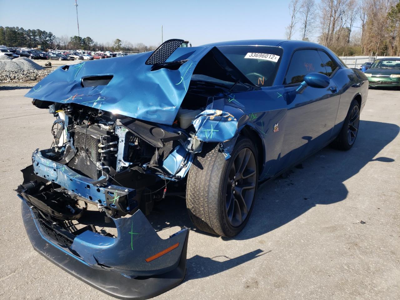 Photo 2 from auction – 2021 DODGE CHALLENGER with VIN 2C3CDZFJ7MH601711