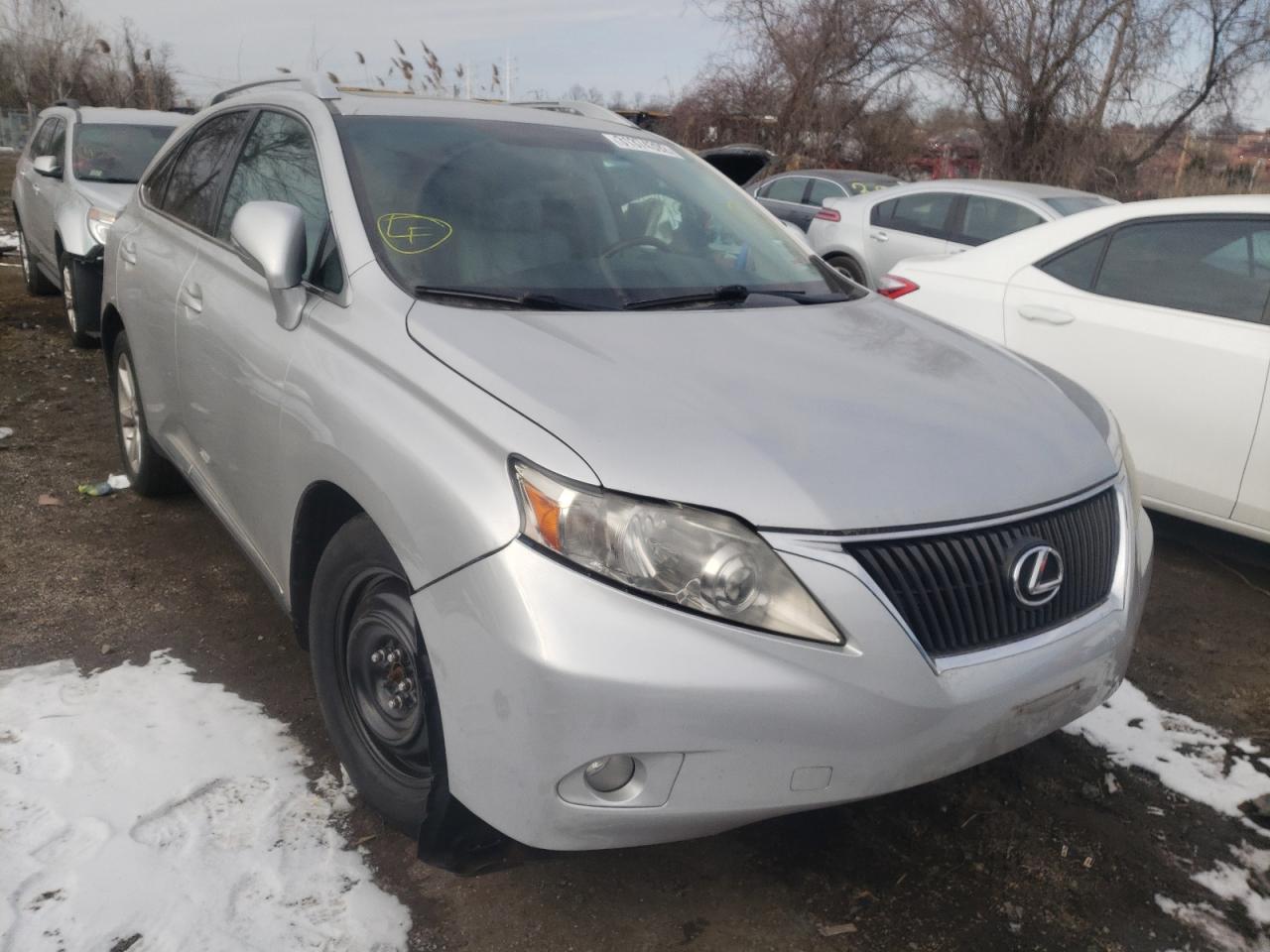 LEXUS RX 350 2010 with VIN 2T2BK1BA0AC009167 - Photo from auction