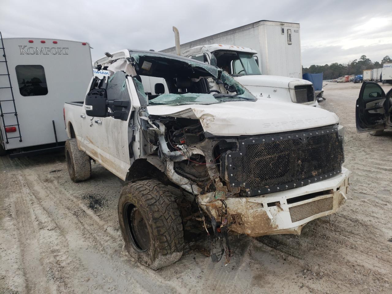 FORD F250 SUPER 2017 with VIN 1FT7W2BT1HEB34370 - Photo from auction