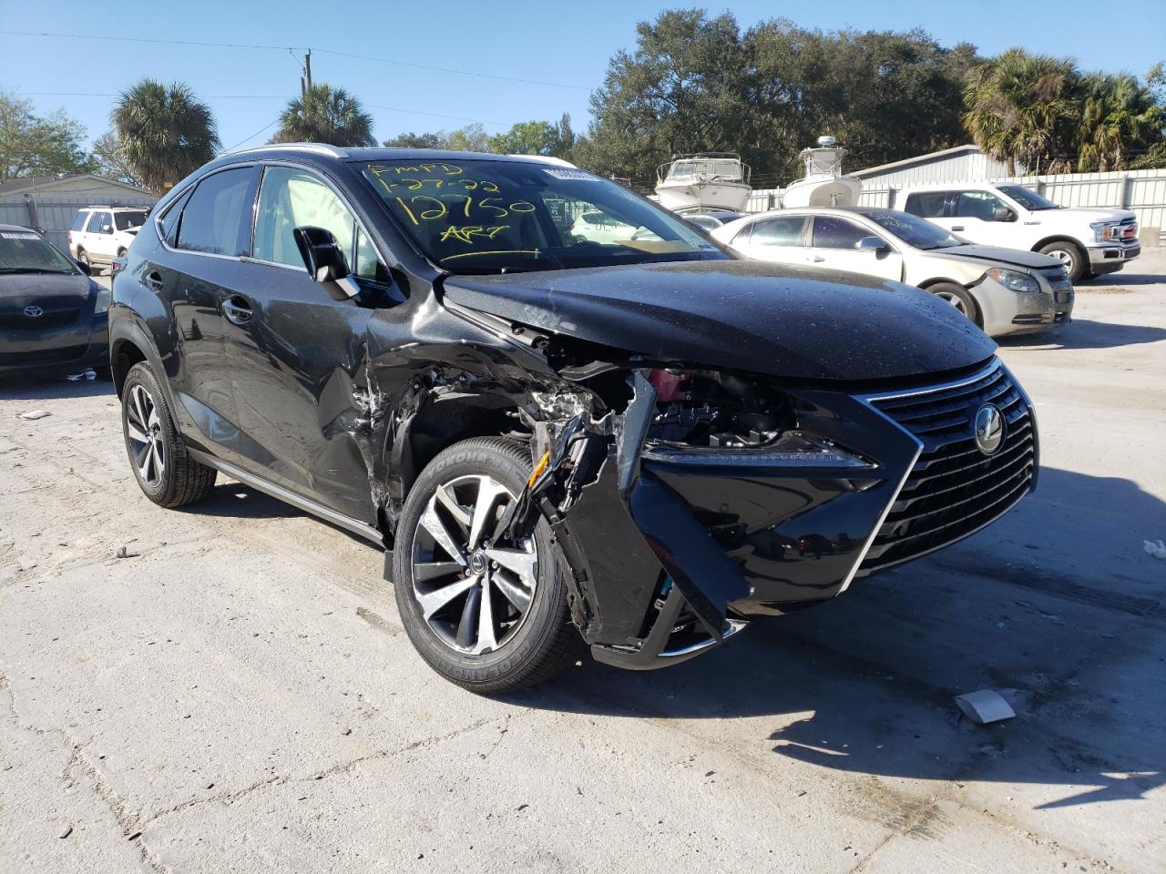 LEXUS NX 300 BAS 2021 with VIN JTJGARBZ2M5033499 - Photo from auction