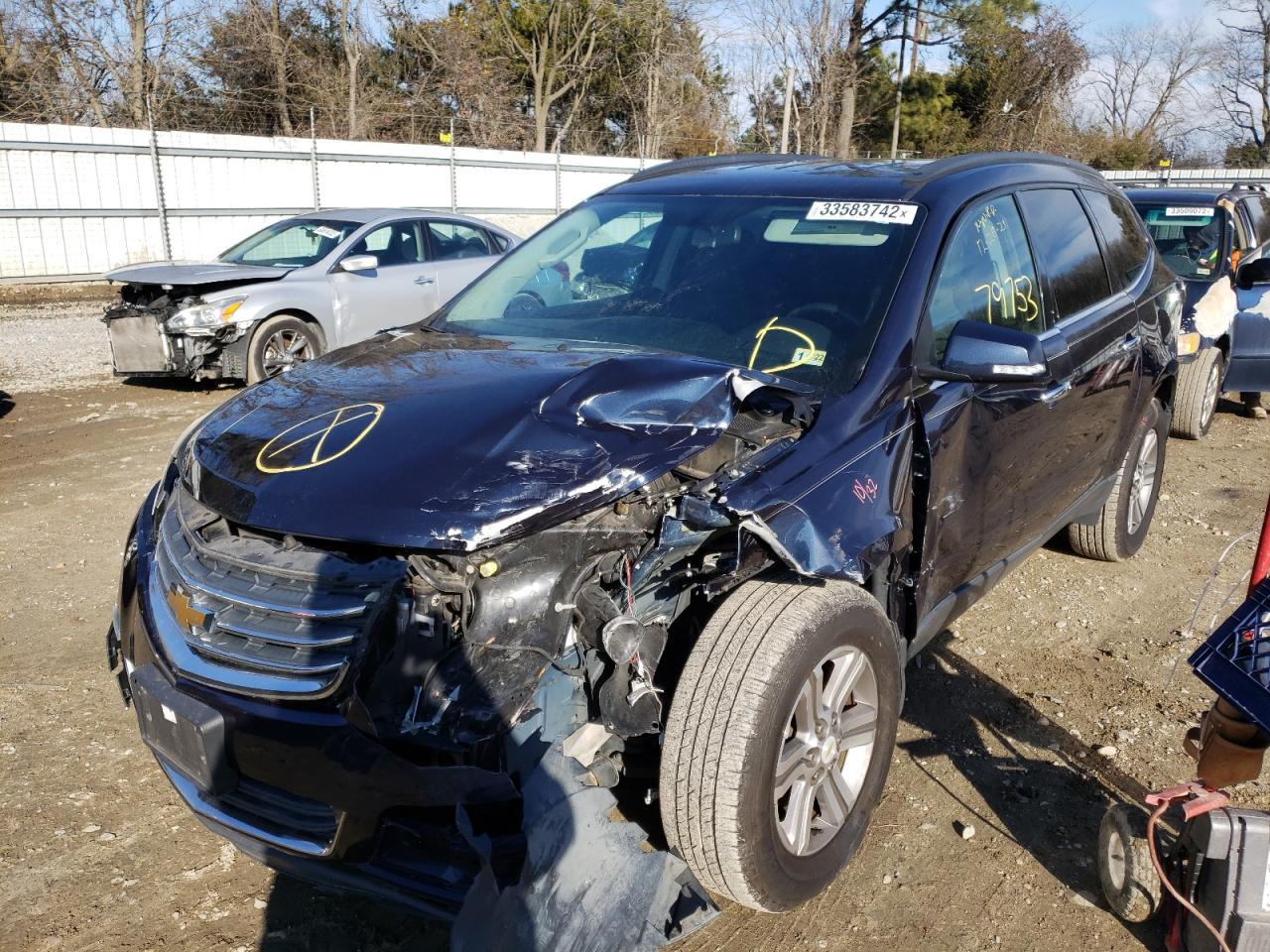 Photo 2 from auction – 2015 CHEVROLET TRAVERSE L with VIN 1GNKRGKD6FJ197354