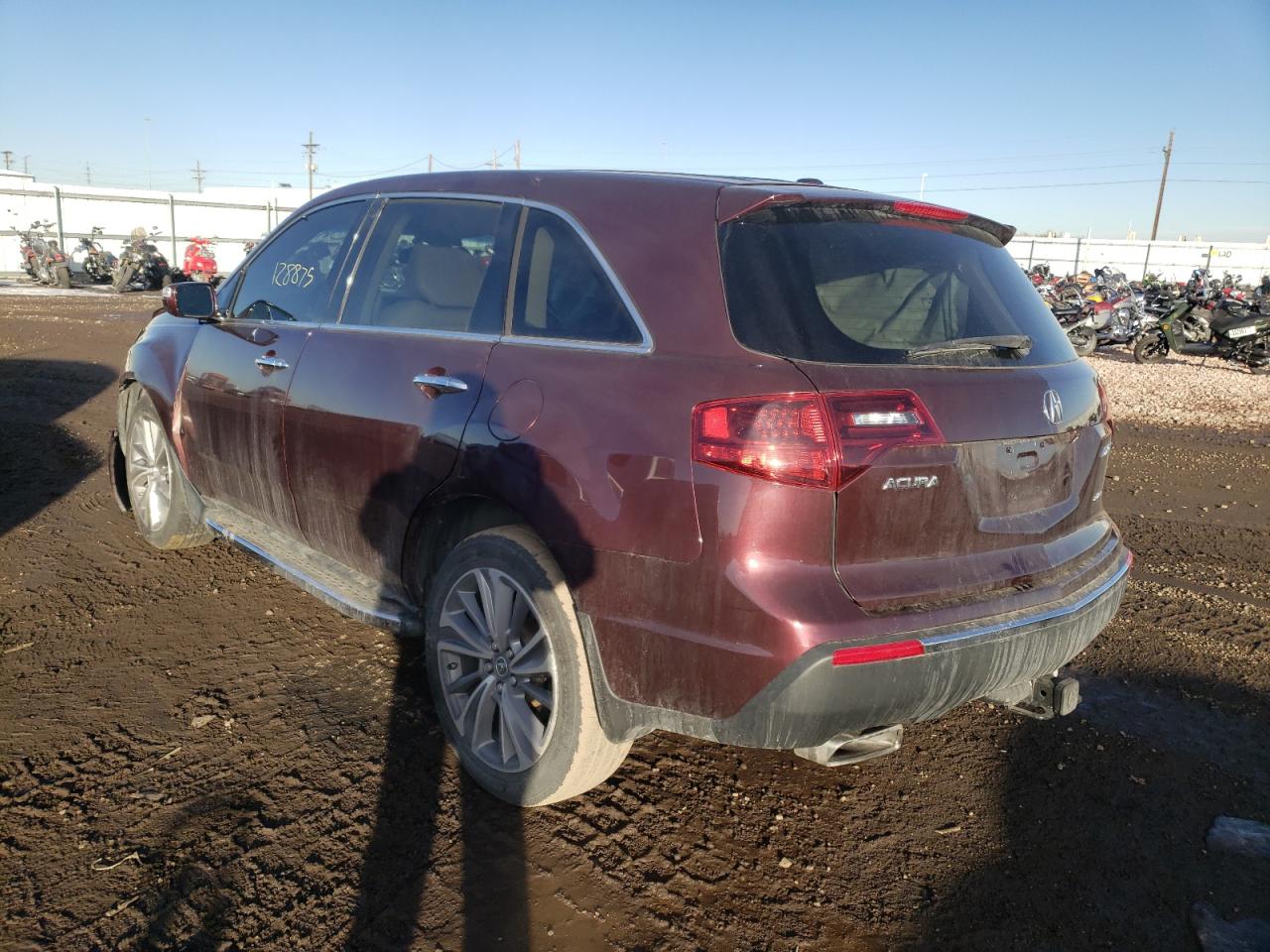Photo 3 from auction – 2012 ACURA MDX TECHNO with VIN 2HNYD2H34CH550202