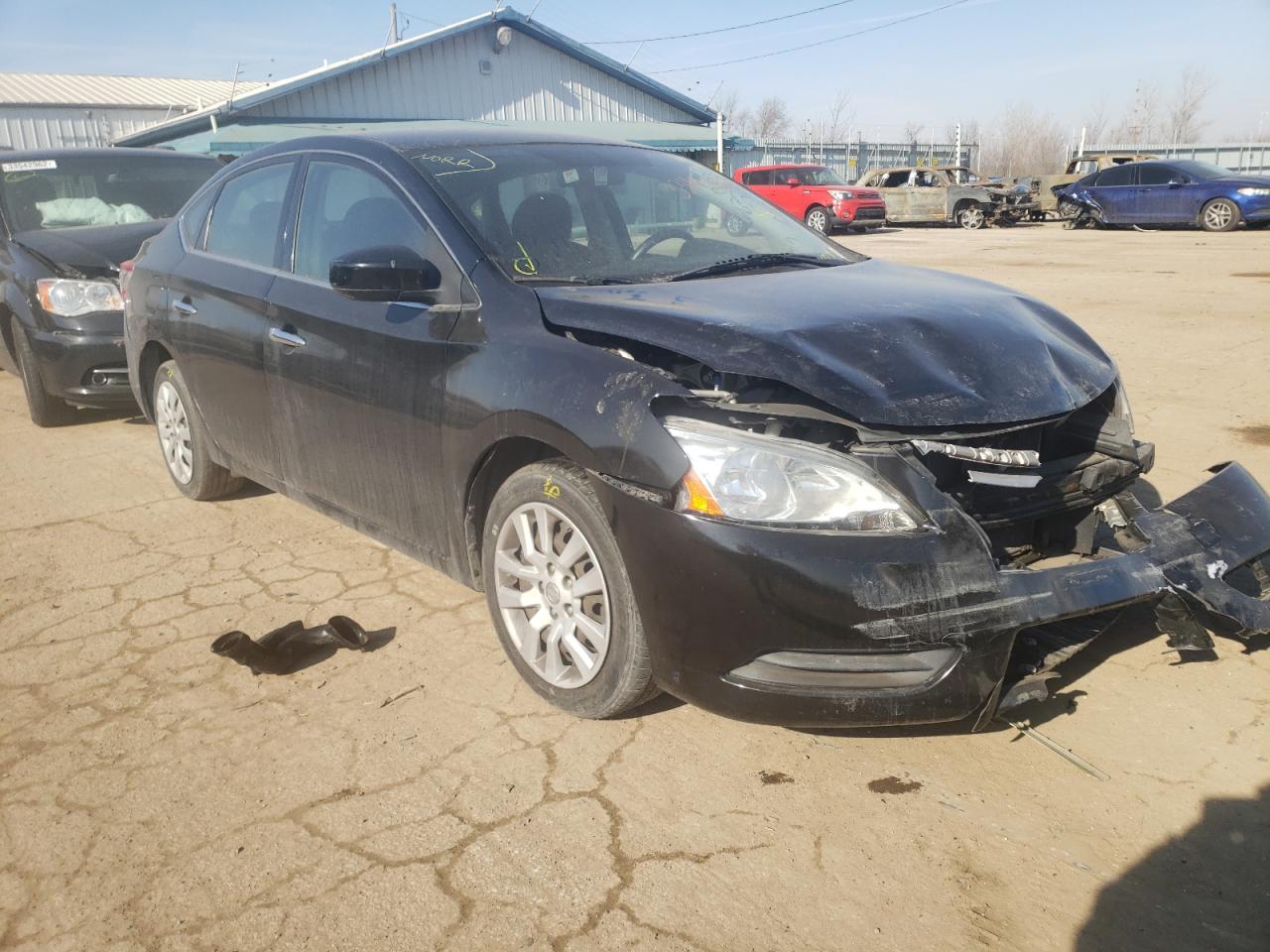 NISSAN SENTRA S 2014 with VIN 3N1AB7AP1EY207838 - Photo from auction