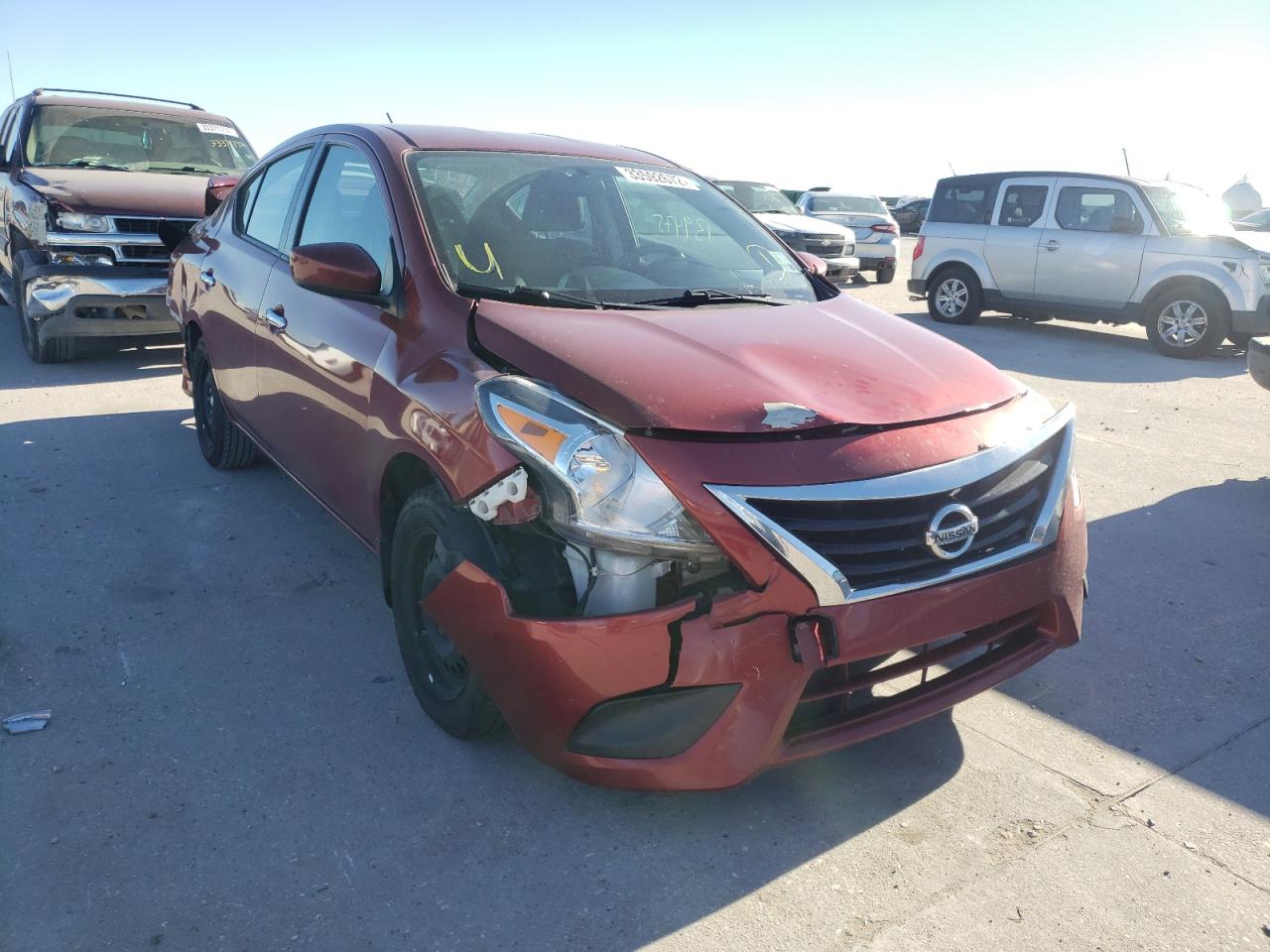 NISSAN VERSA S 2016 with VIN 3N1CN7AP7GL893268 - Photo from auction