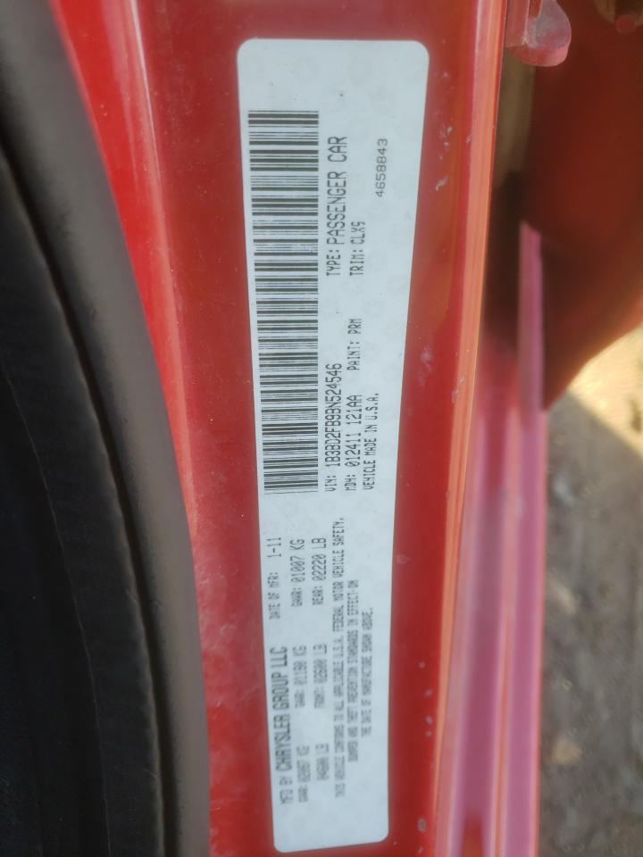 Photo 10 from auction – 2011 DODGE AVENGER LU with VIN 1B3BD2FB9BN524546