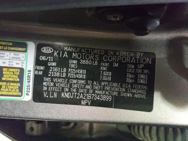 Photo 10 from auction – 2011 KIA SOUL + with VIN KNDJT2A21B7343899
