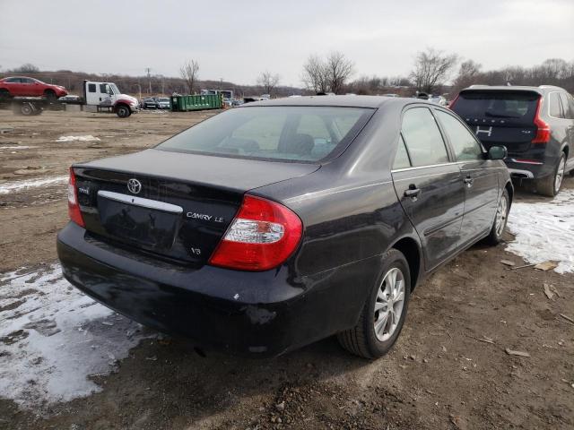 Photo 4 from auction – 2004 TOYOTA CAMRY LE with VIN 4T1BF32K44U077679