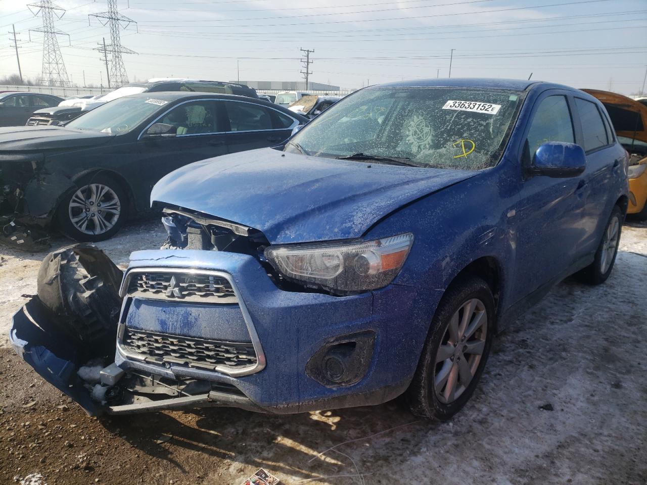 Фото 2 с аукциона – 2015 MITSUBISHI OUTLANDER с VIN 4A4AP3AU5FE047578