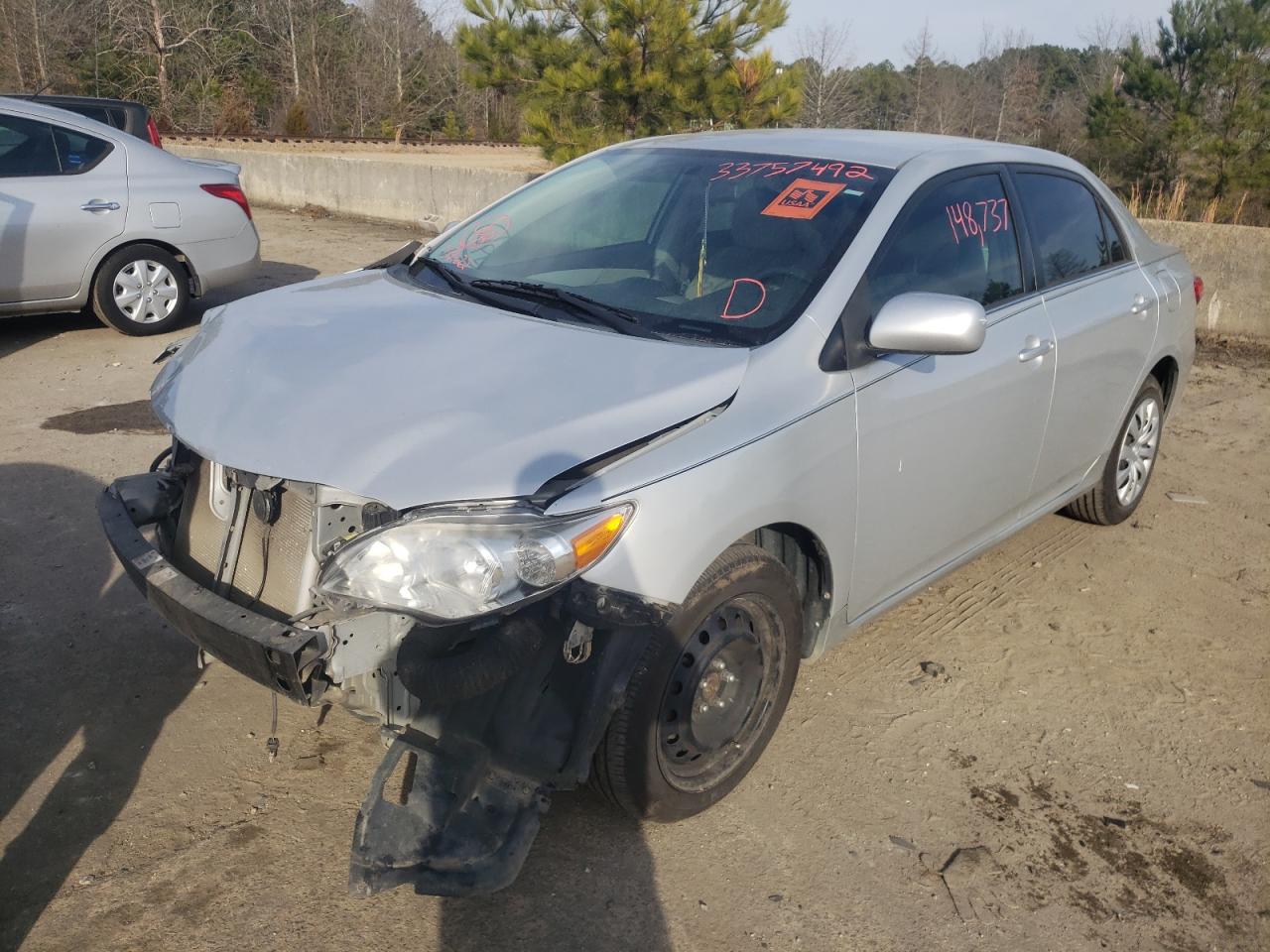 Photo 2 from auction – 2013 TOYOTA COROLLA BA with VIN 2T1BU4EE0DC974209