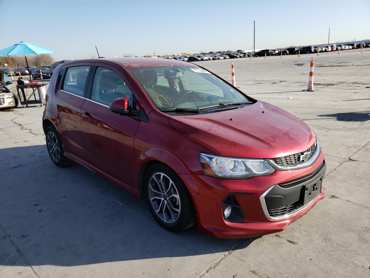 Photo 1 from auction – 2018 CHEVROLET SONIC LT with VIN 1G1JD6SH1J4128684