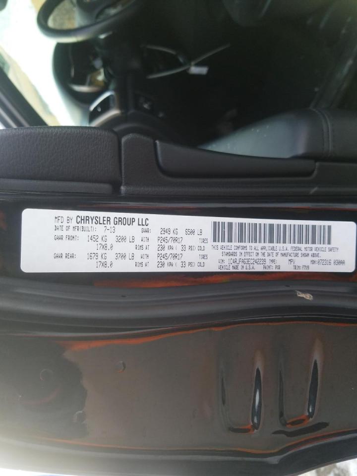 Photo 10 from auction – 2014 JEEP GRAND CHER with VIN 1C4RJFAG3EC242239