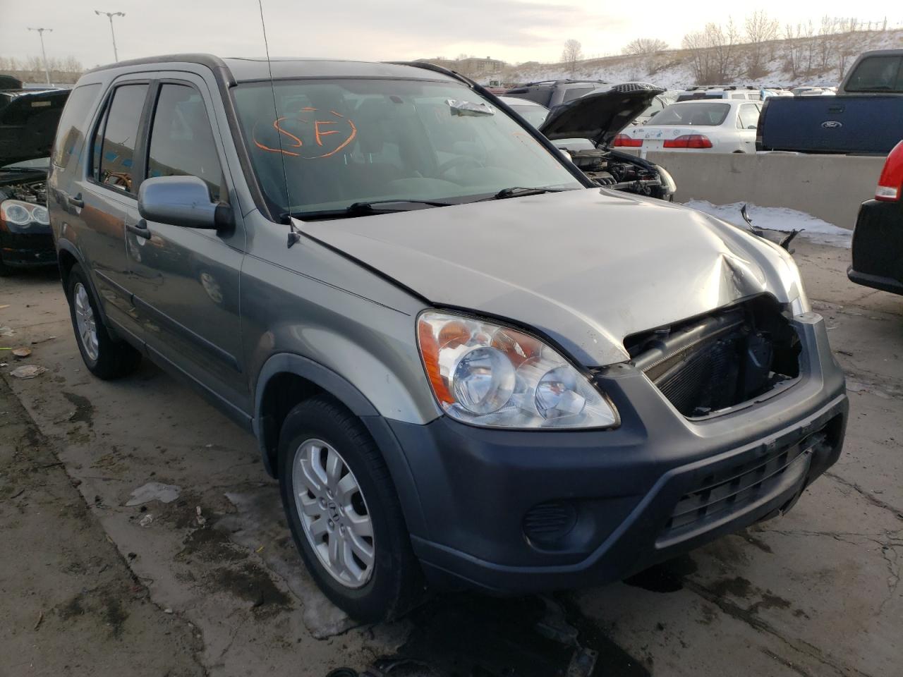 HONDA CR-V EX 2005 with VIN JHLRD78895C035367 - Photo from auction