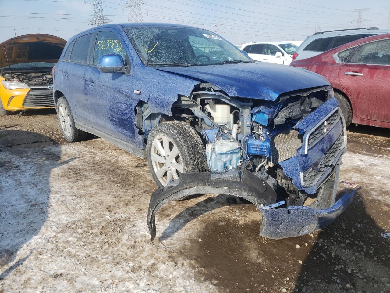 MITSUBISHI OUTLANDER 2015 with VIN 4A4AP3AU5FE047578 - Photo from auction