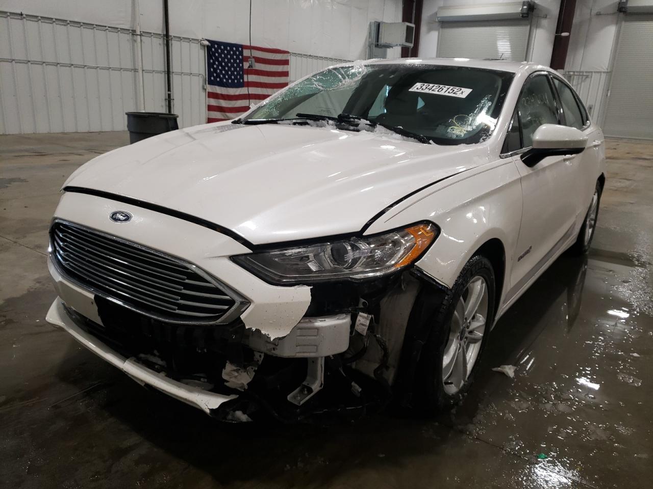 Photo 2 from auction – 2018 FORD FUSION SE with VIN 3FA6P0LUXJR235579