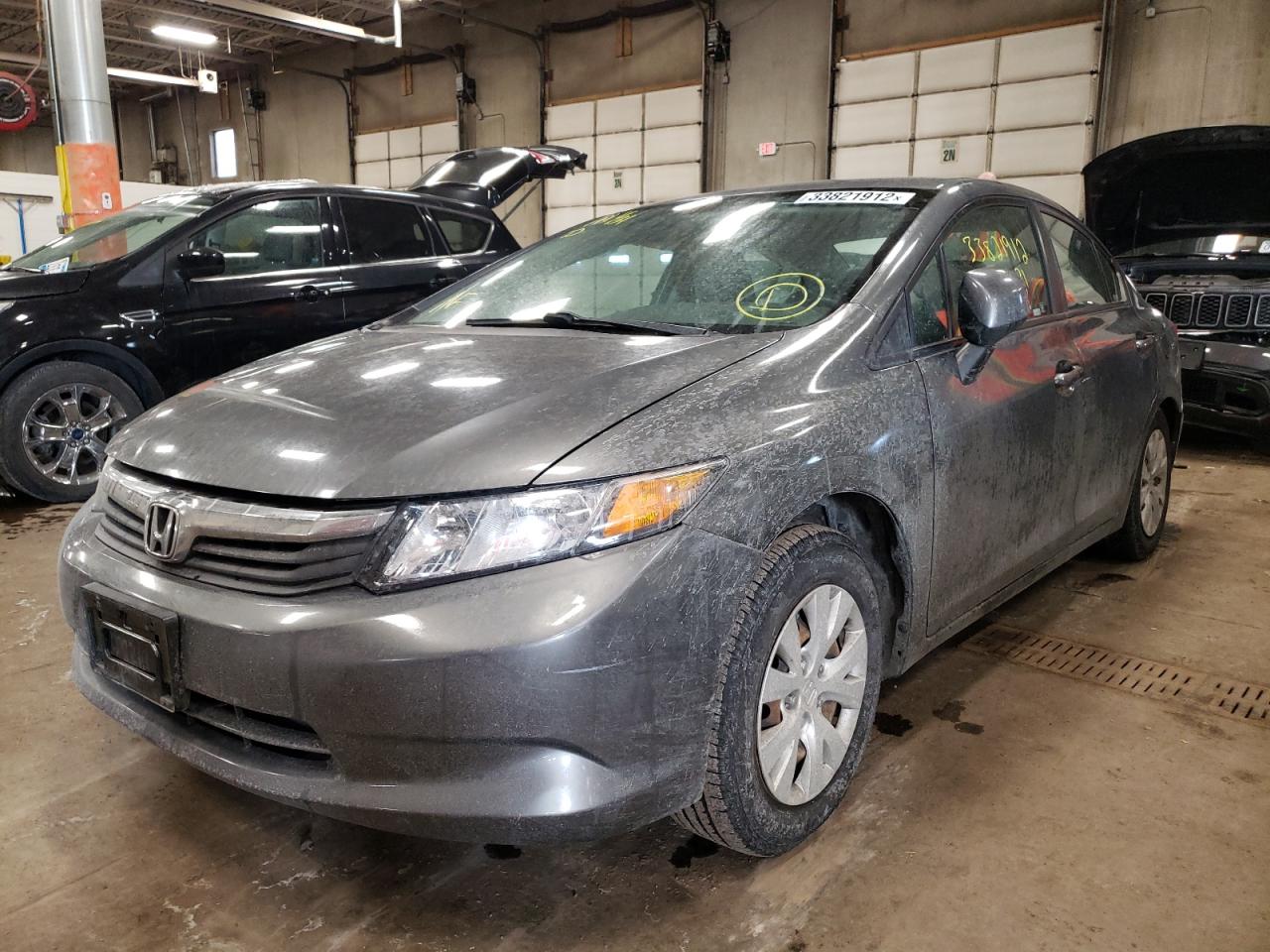 Photo 2 from auction – 2012 HONDA CIVIC with VIN 19XFB2F52CE098415