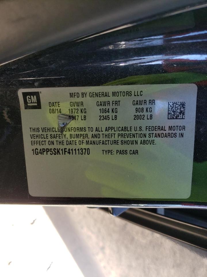 Фото 10 с аукциона – 2015 BUICK VERANO с VIN 1G4PP5SK1F4111370