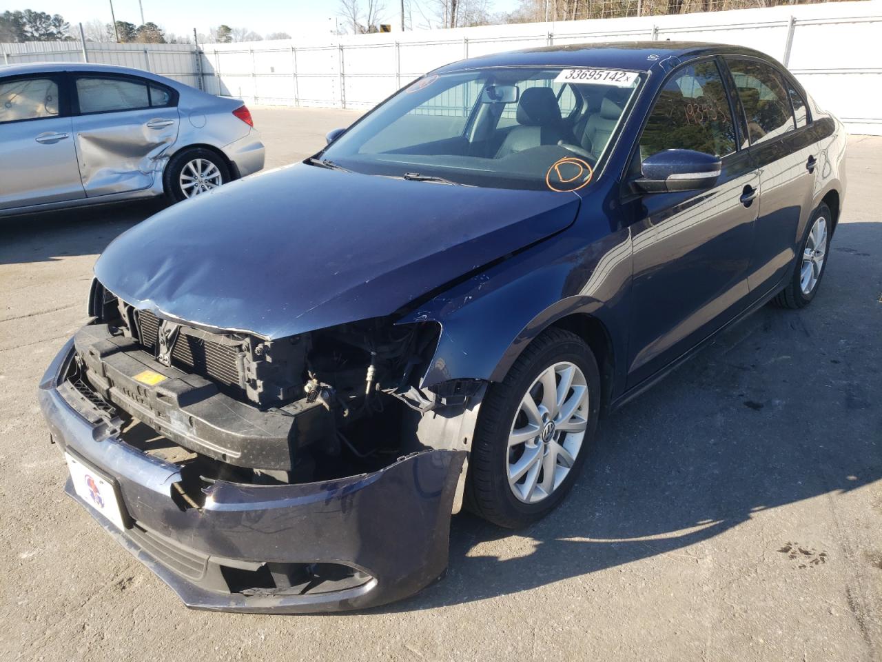 Photo 2 from auction – 2012 VOLKSWAGEN JETTA SE with VIN 3VWDP7AJ2CM422766