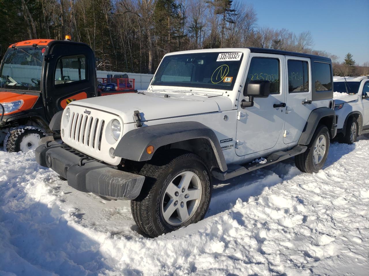 Photo 2 from auction – 2016 JEEP WRANGLER U with VIN 1C4BJWDG4GL144921