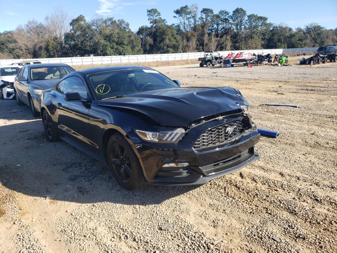 FORD MUSTANG 2016 with VIN 1FA6P8AM1G5205173 - Photo from auction