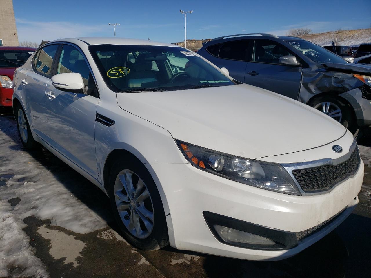 KIA OPTIMA LX 2013 with VIN 5XXGM4A74DG195255 - Photo from auction
