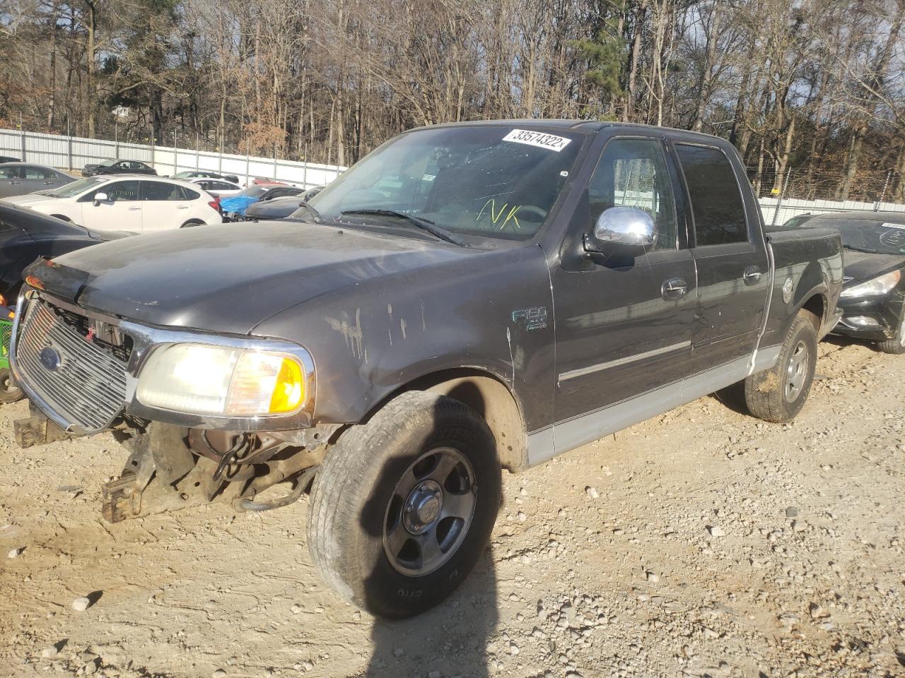 Photo 2 from auction – 2002 FORD F150 SUPER with VIN 1FTRW07602KB81091
