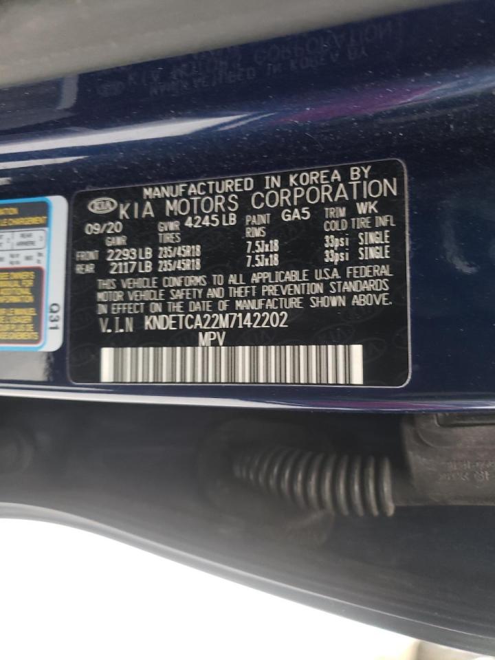 Photo 10 from auction – 2021 KIA SELTOS SX with VIN KNDETCA22M7142202
