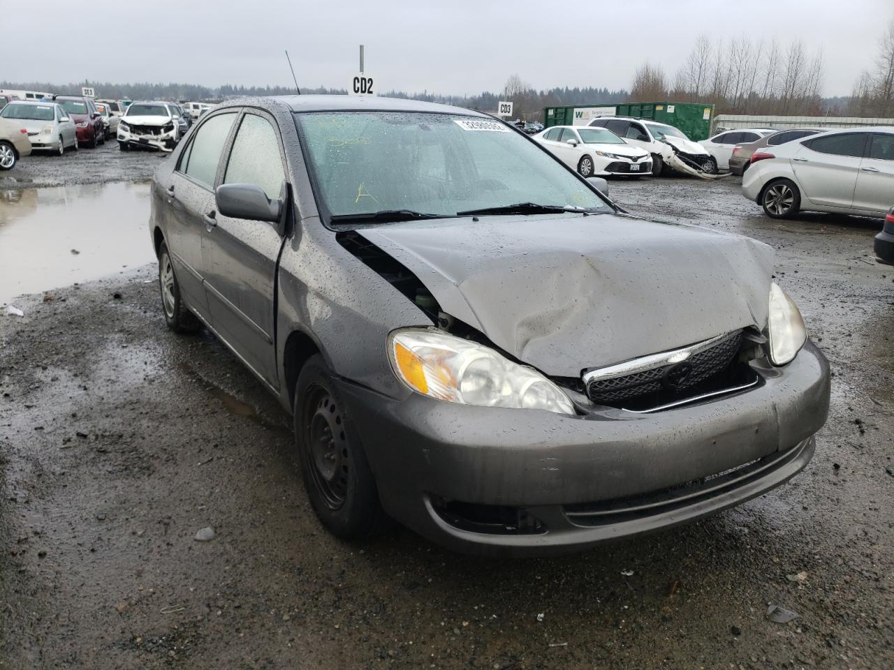TOYOTA COROLLA CE 2008 with VIN 1NXBR32E88Z037631 - Photo from auction