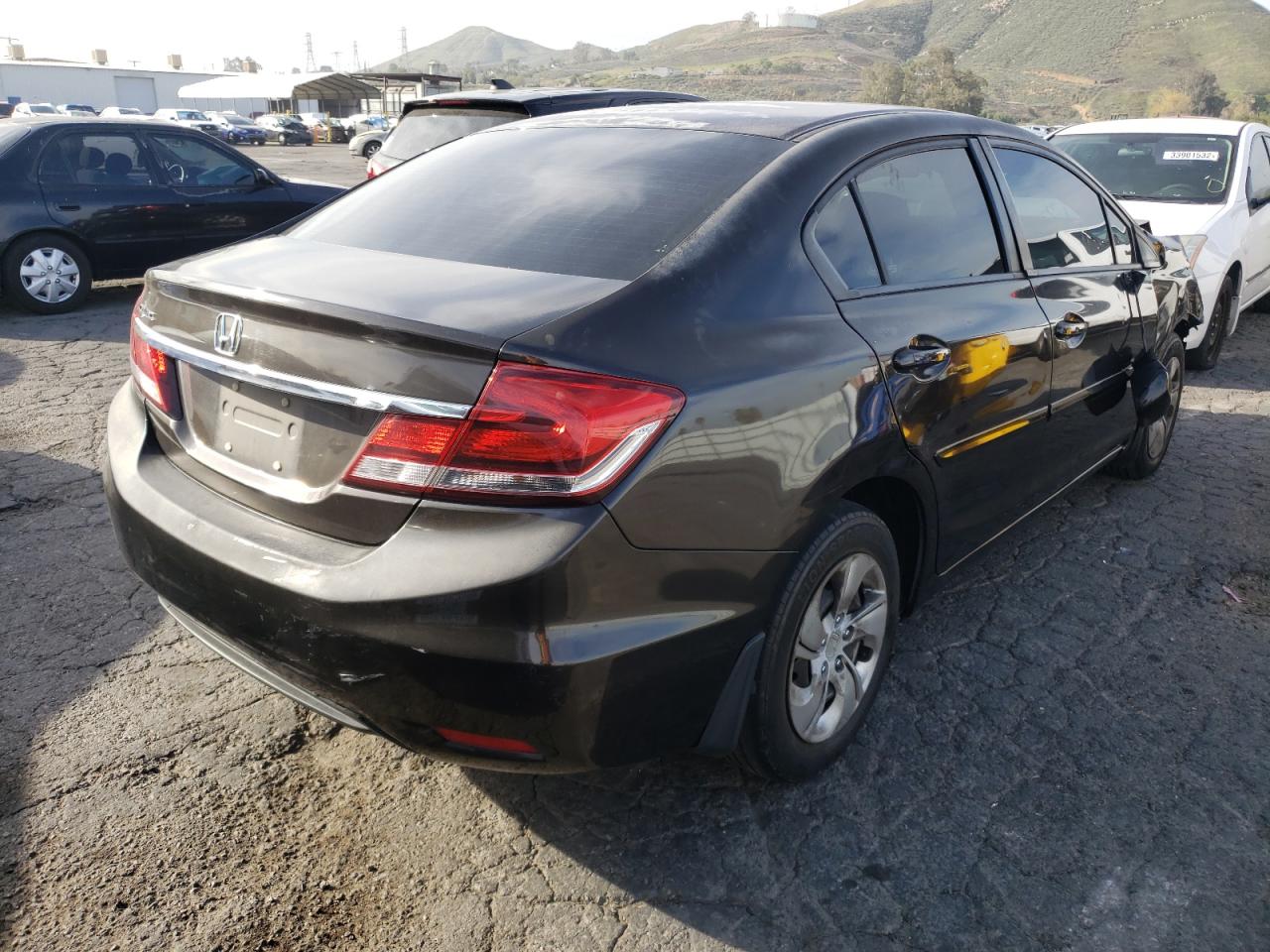 Photo 4 from auction – 2013 HONDA CIVIC LX with VIN 19XFB2F57DE243482