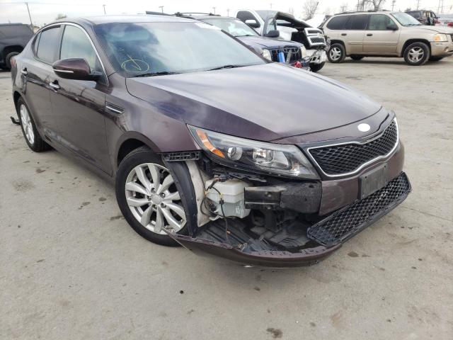 KIA OPTIMA LX 2014 with VIN 5XXGM4A78EG328875 - Photo from auction