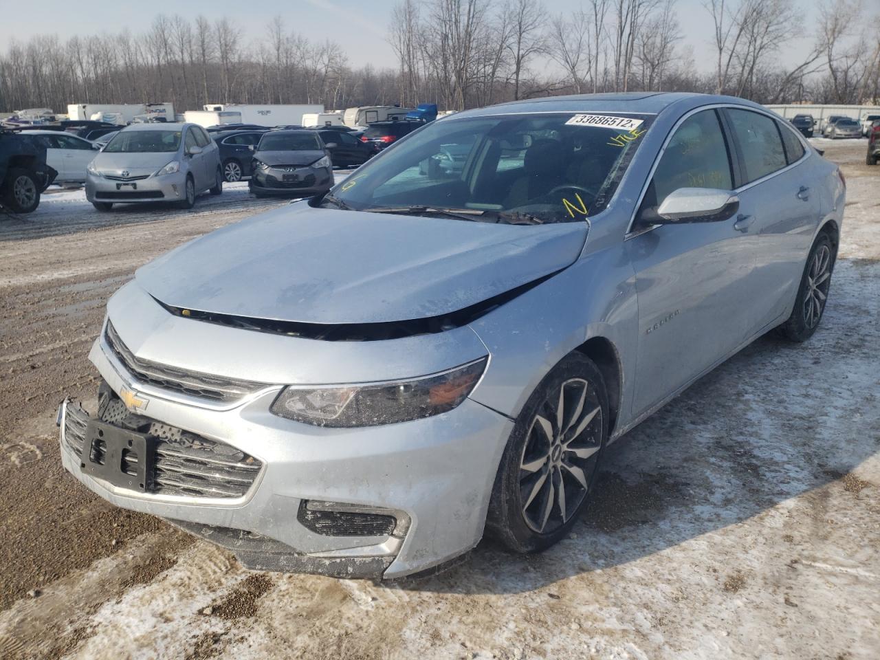 Photo 2 from auction – 2017 CHEVROLET MALIBU LT with VIN 1G1ZE5ST2HF268319