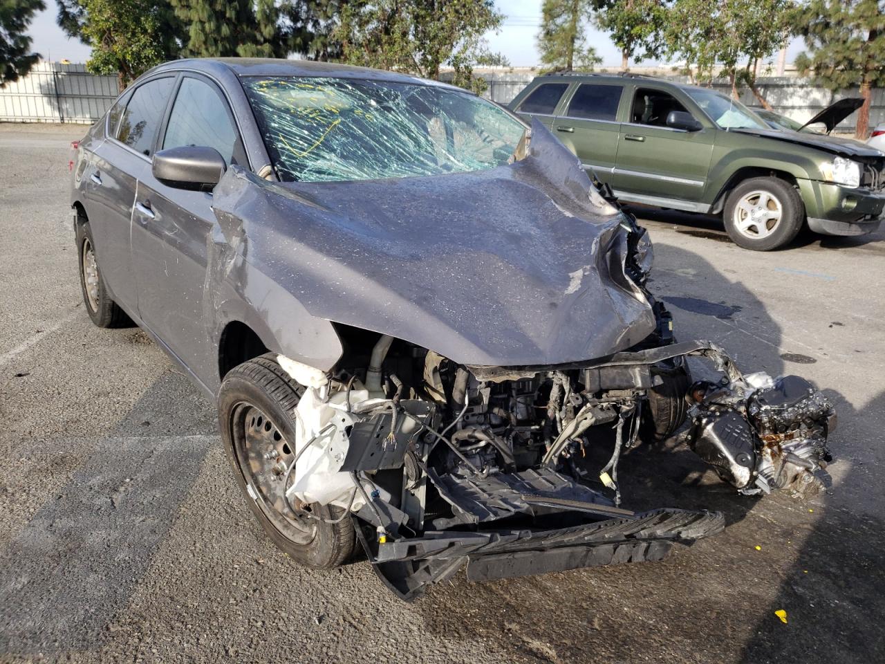 NISSAN SENTRA S 2015 with VIN 3N1AB7AP5FL665509 - Photo from auction