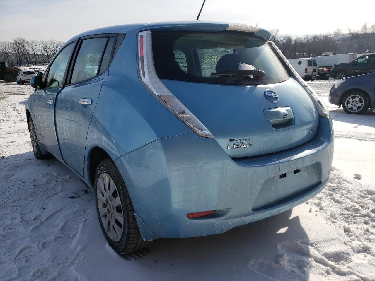 Photo 3 from auction – 2015 NISSAN LEAF S with VIN 1N4AZ0CP3FC329386